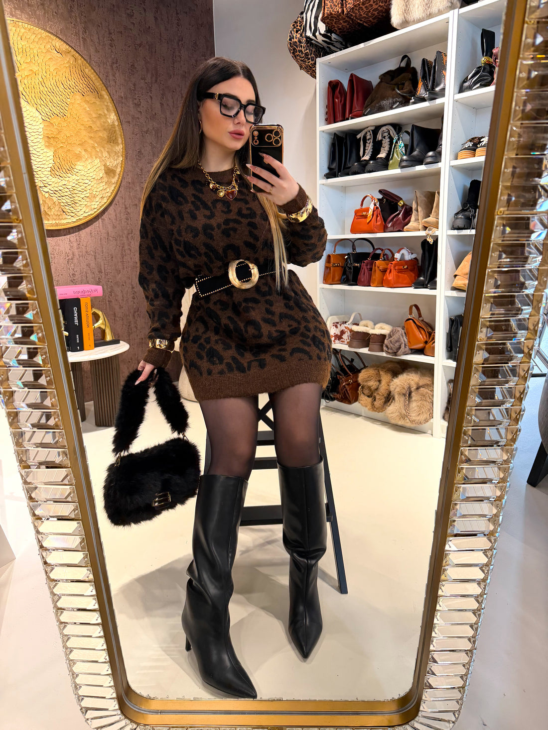 Maxi Maglione Wild Chic - R.a. Boutique