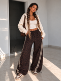 Pantalone Animalier Side Stripes - R.a. Boutique
