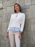Maglione panna con trecce - R.a. Boutique 