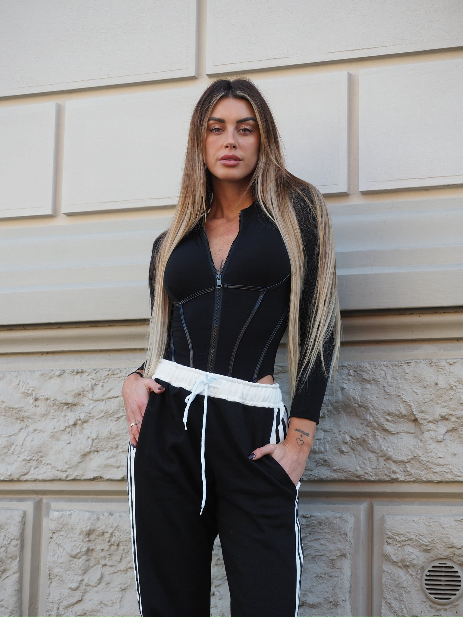 Body silhouette nero - R.a. Boutique 