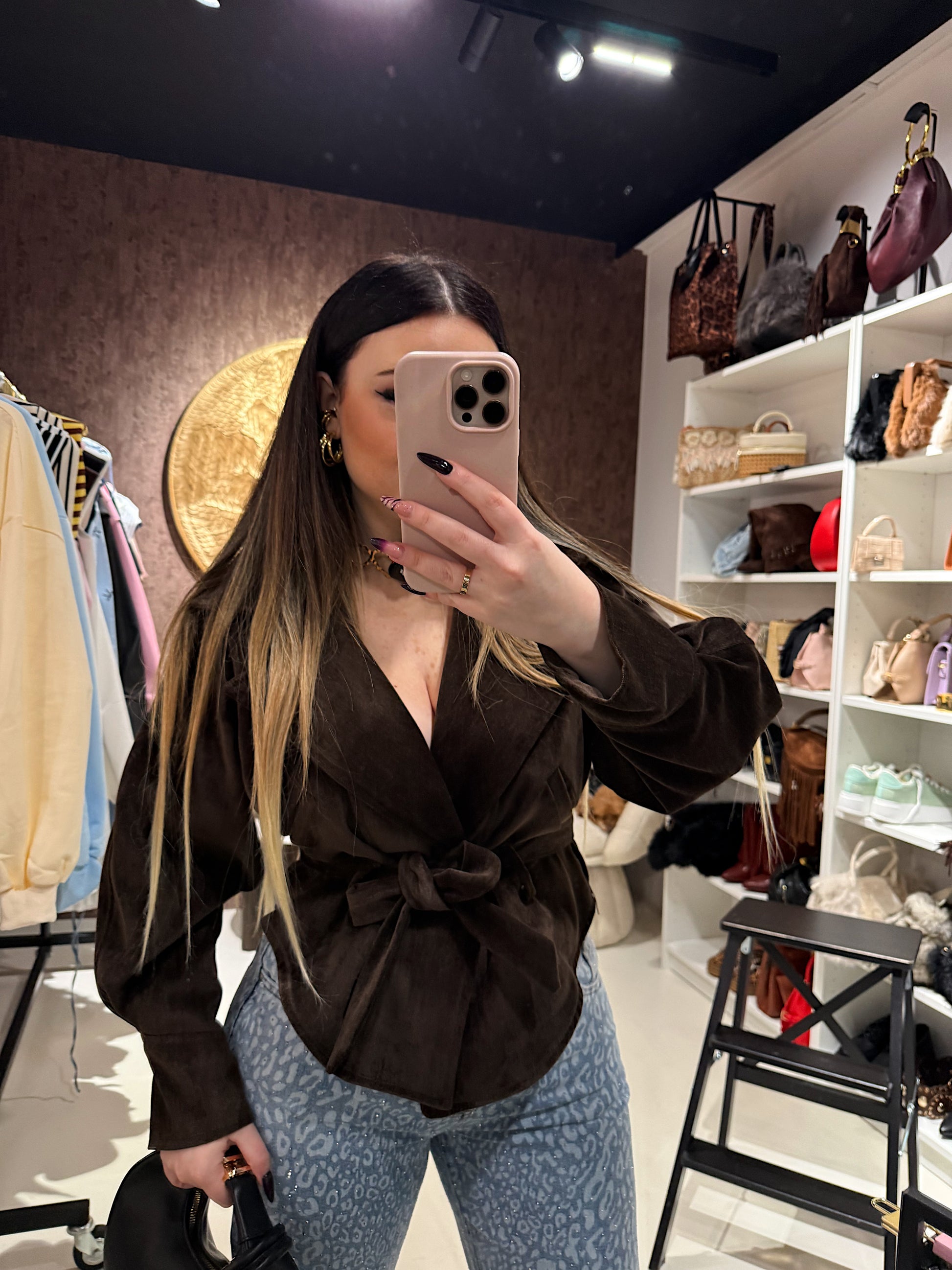 Giacca in suede - R.a. Boutique