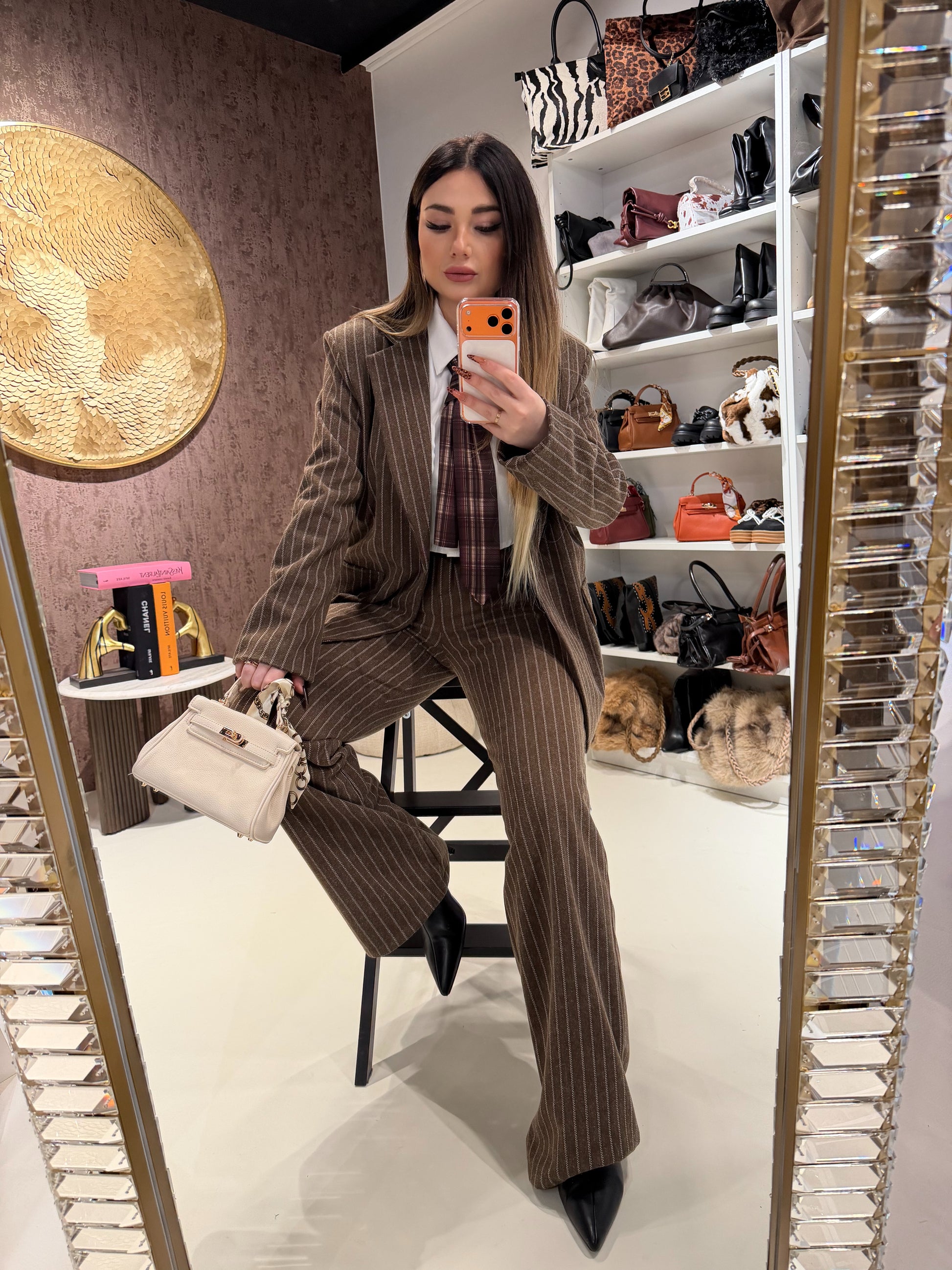 Completo due pezzi a righe - R.a. Boutique