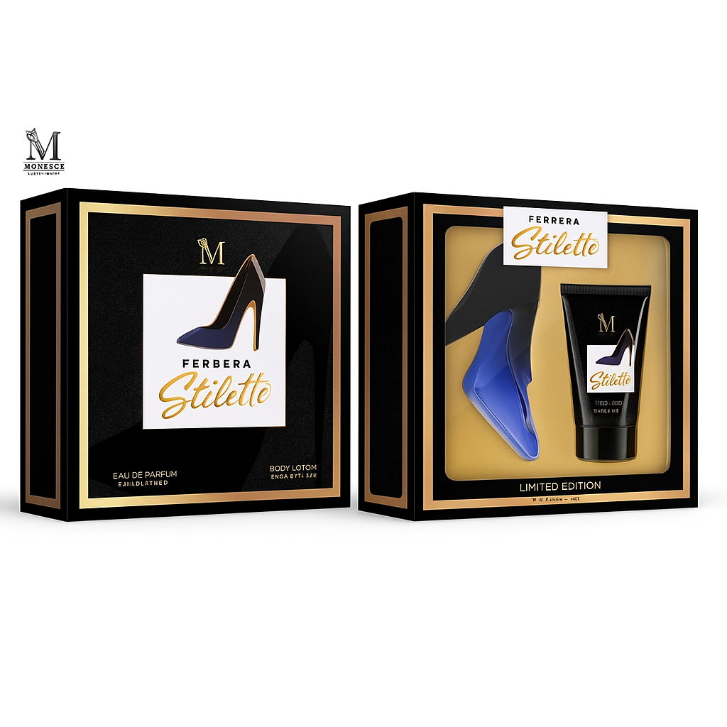 Set Ferrera Stiletto profumo + lozione corpo - R.a. Boutique