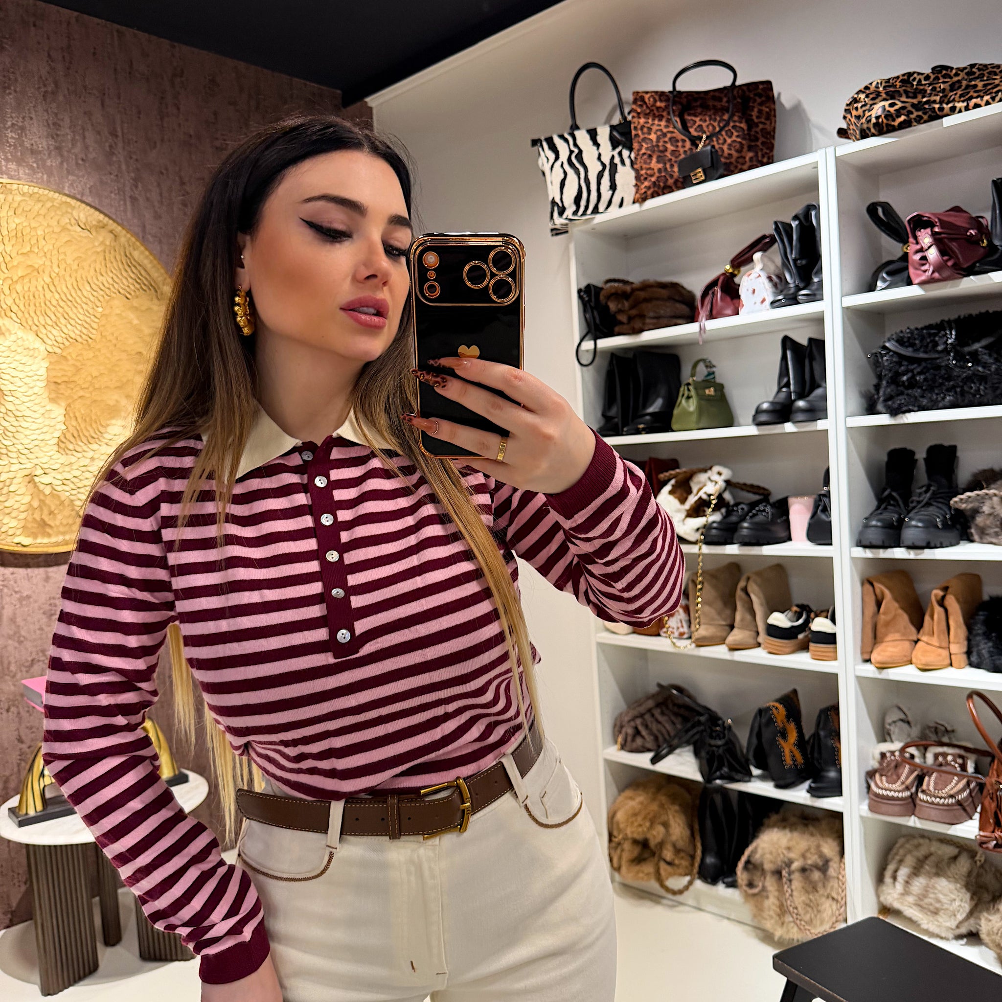 Maglioncino Chloé a righe - R.a. Boutique