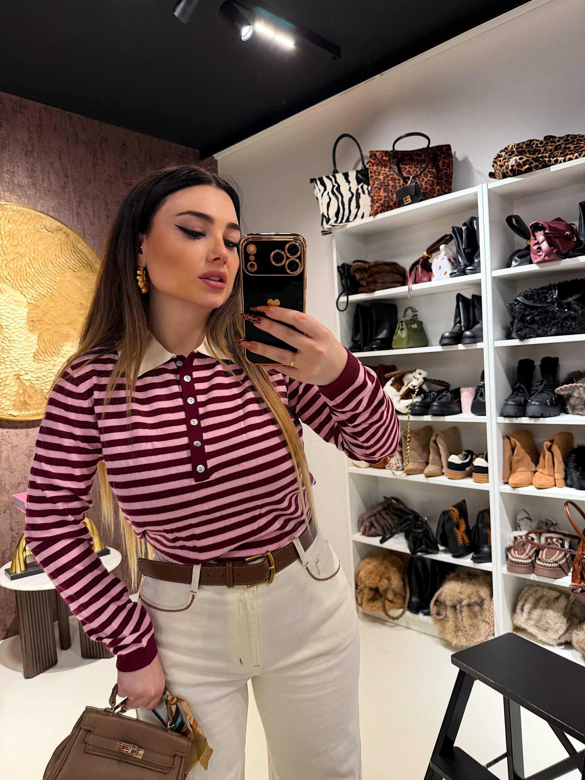 Maglioncino Chloé a righe - R.a. Boutique