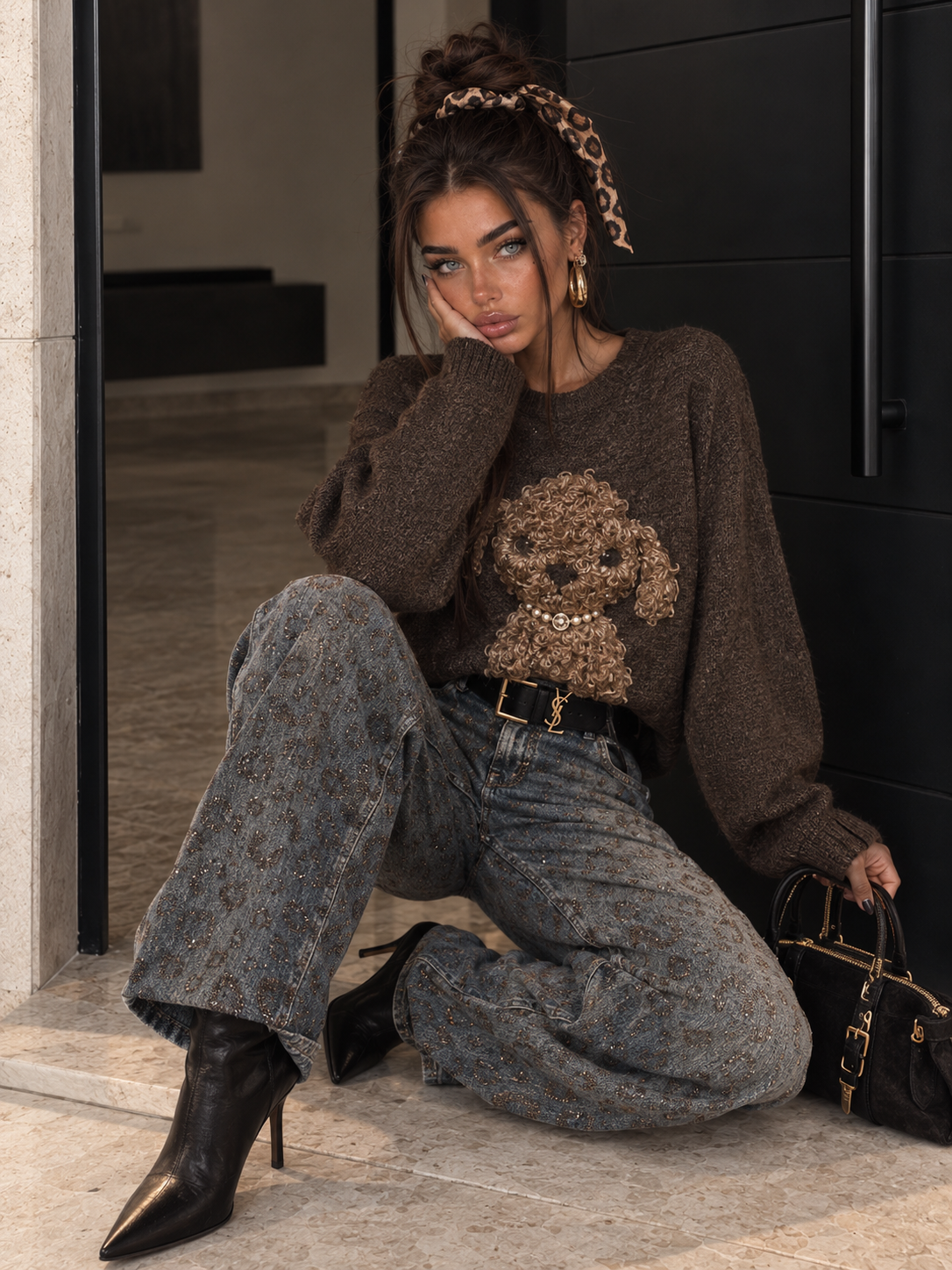 Maglioncino con Cagnolino 3D - R.a. Boutique