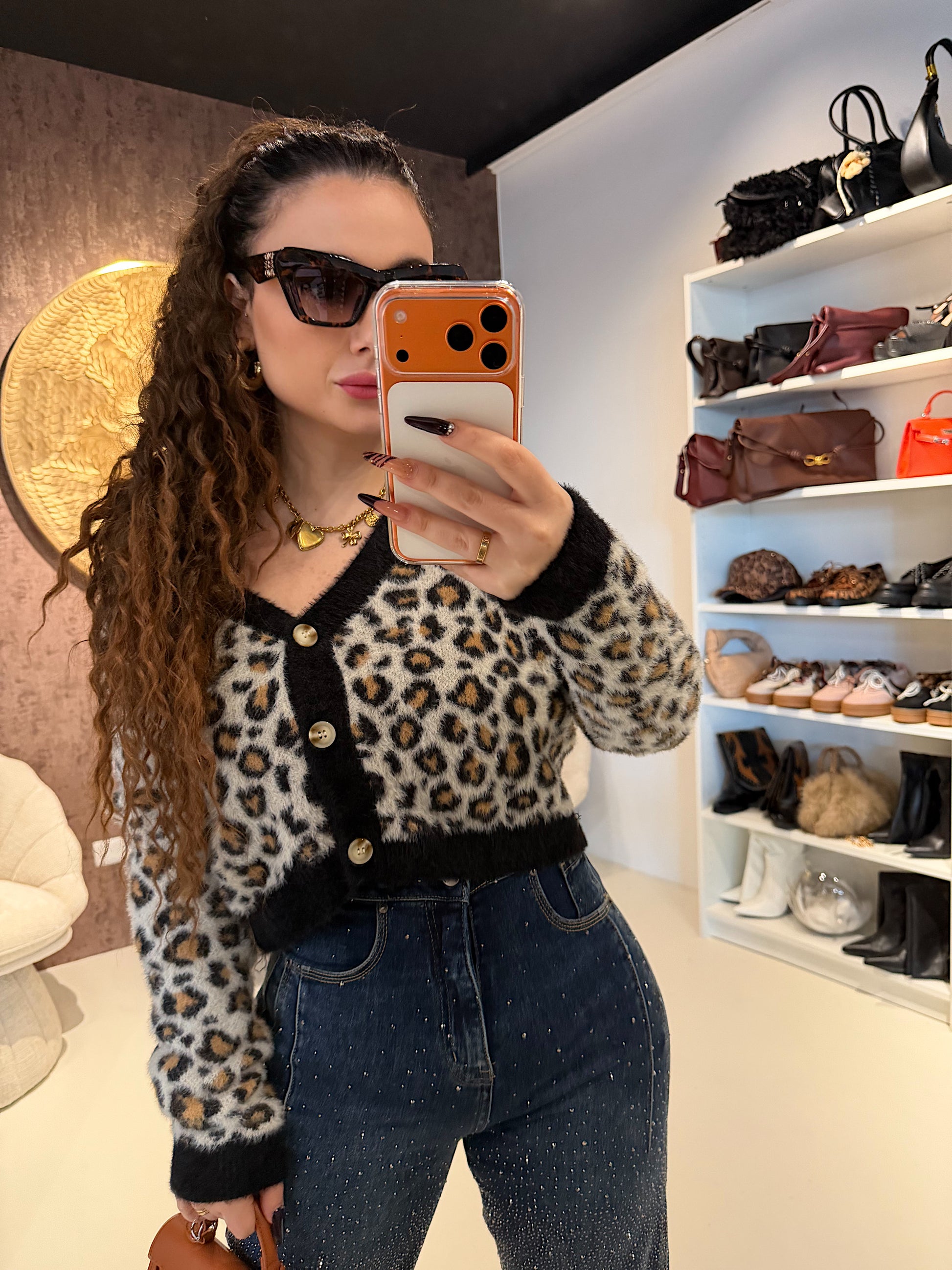 Cardigan maculato - R.a. Boutique