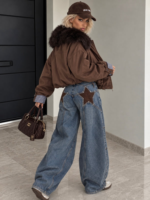 Jeans Baggy Star Patch