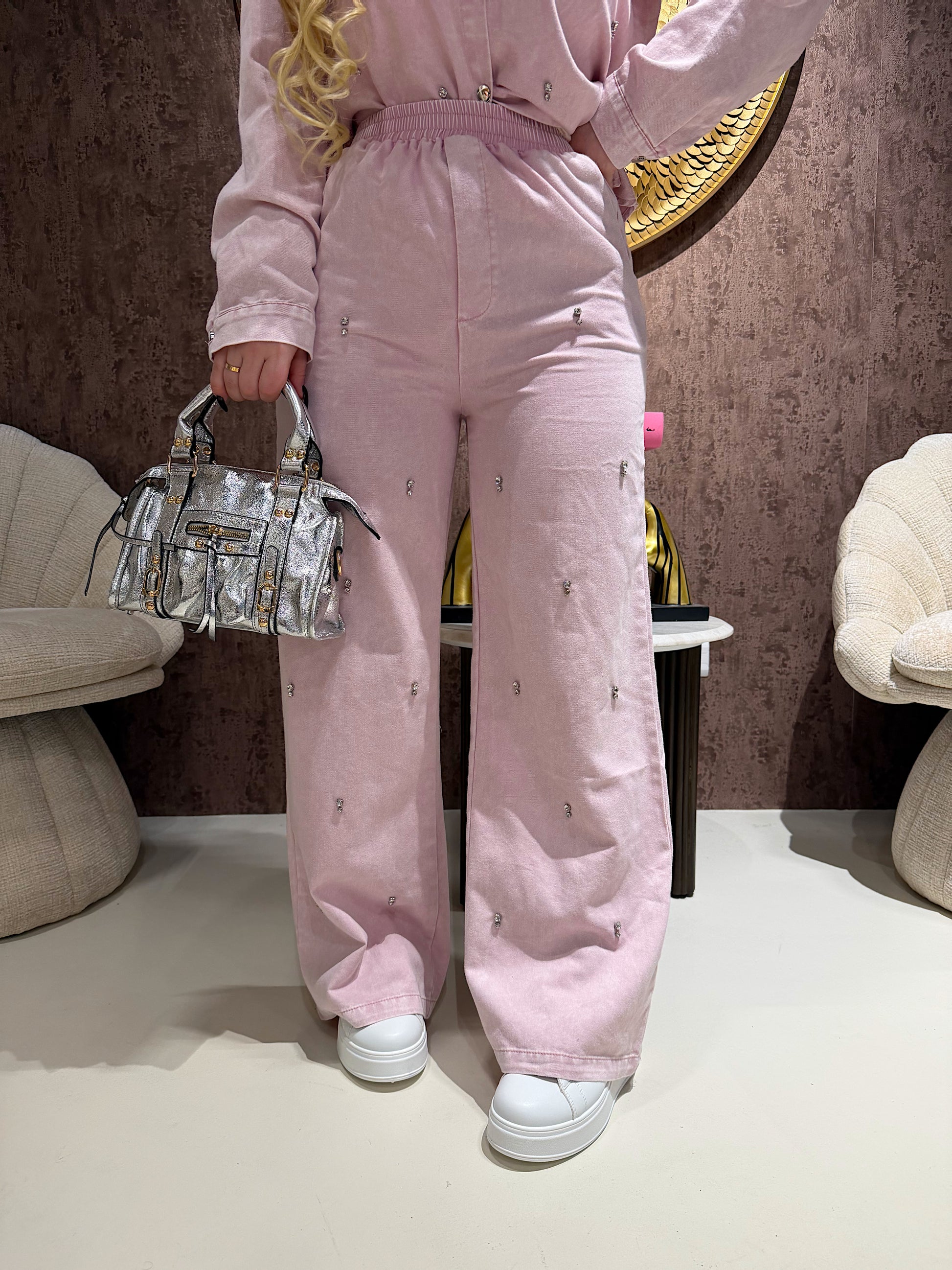 Completo Denim Crystal Touch - R.a. Boutique