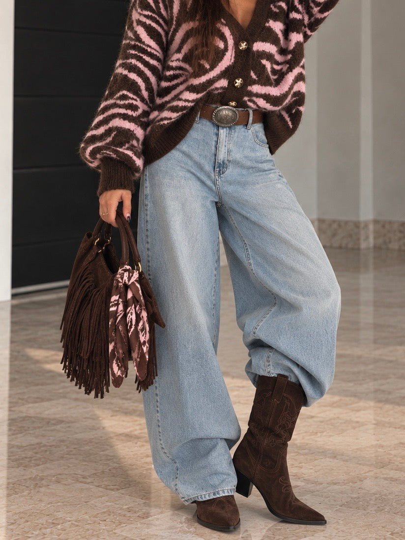 Jeans Vintage con Cintura western - R.a. Boutique
