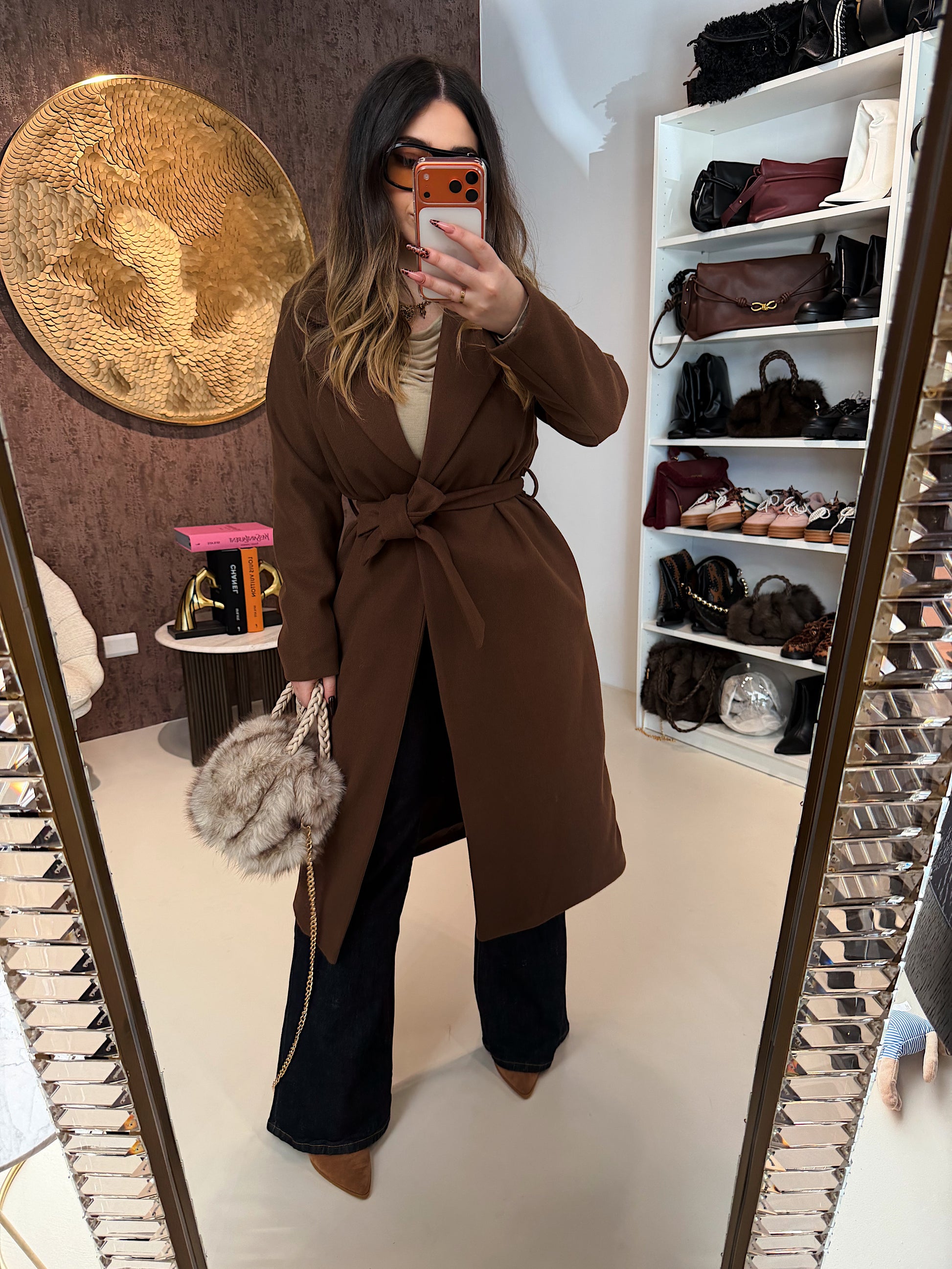 Cappotto Elegante con Cintura in Vita - R.a. Boutique