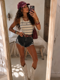 Top Knit Rigato Essential - R.a. Boutique