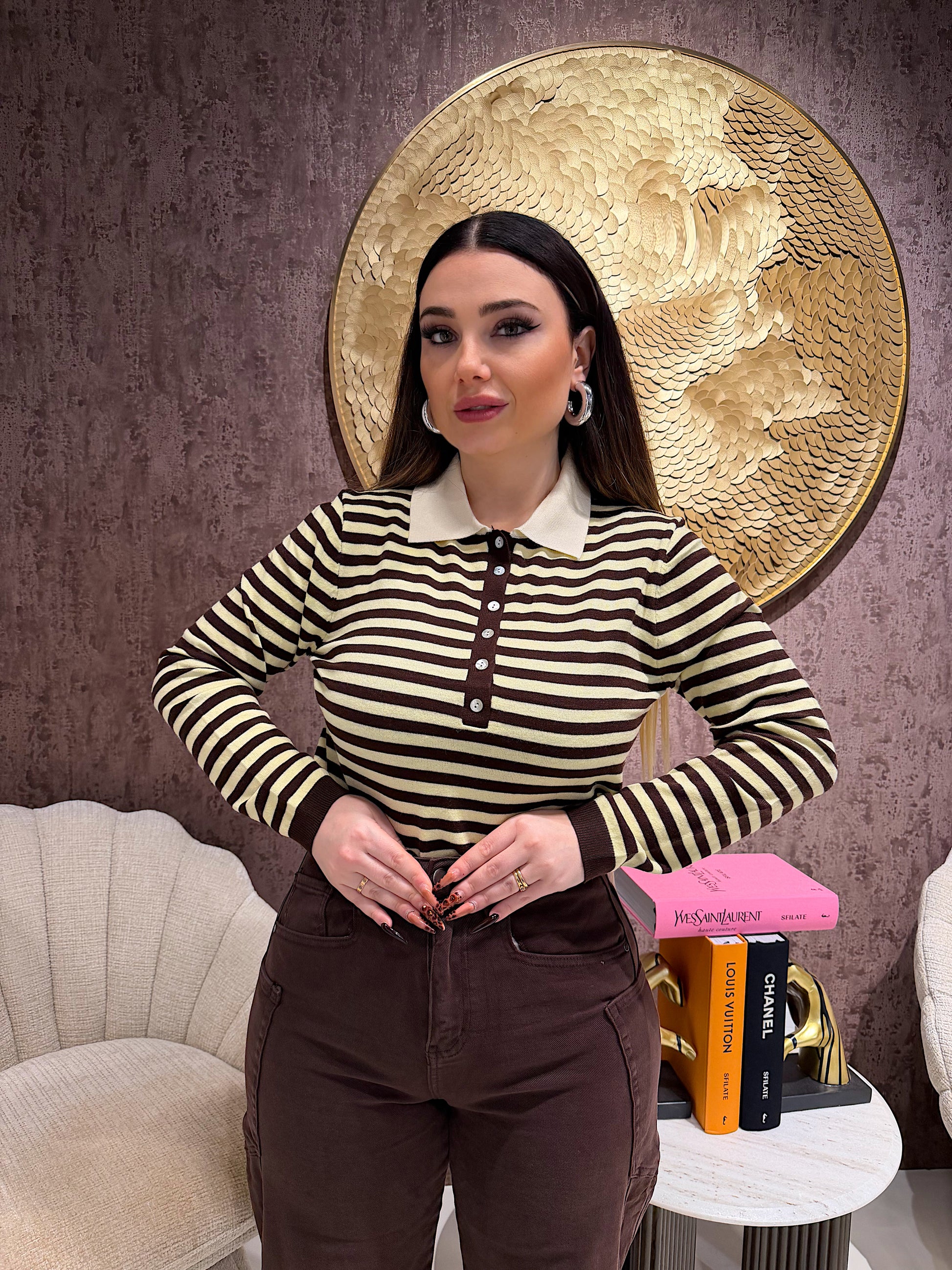 Maglioncino Chloé a righe - R.a. Boutique