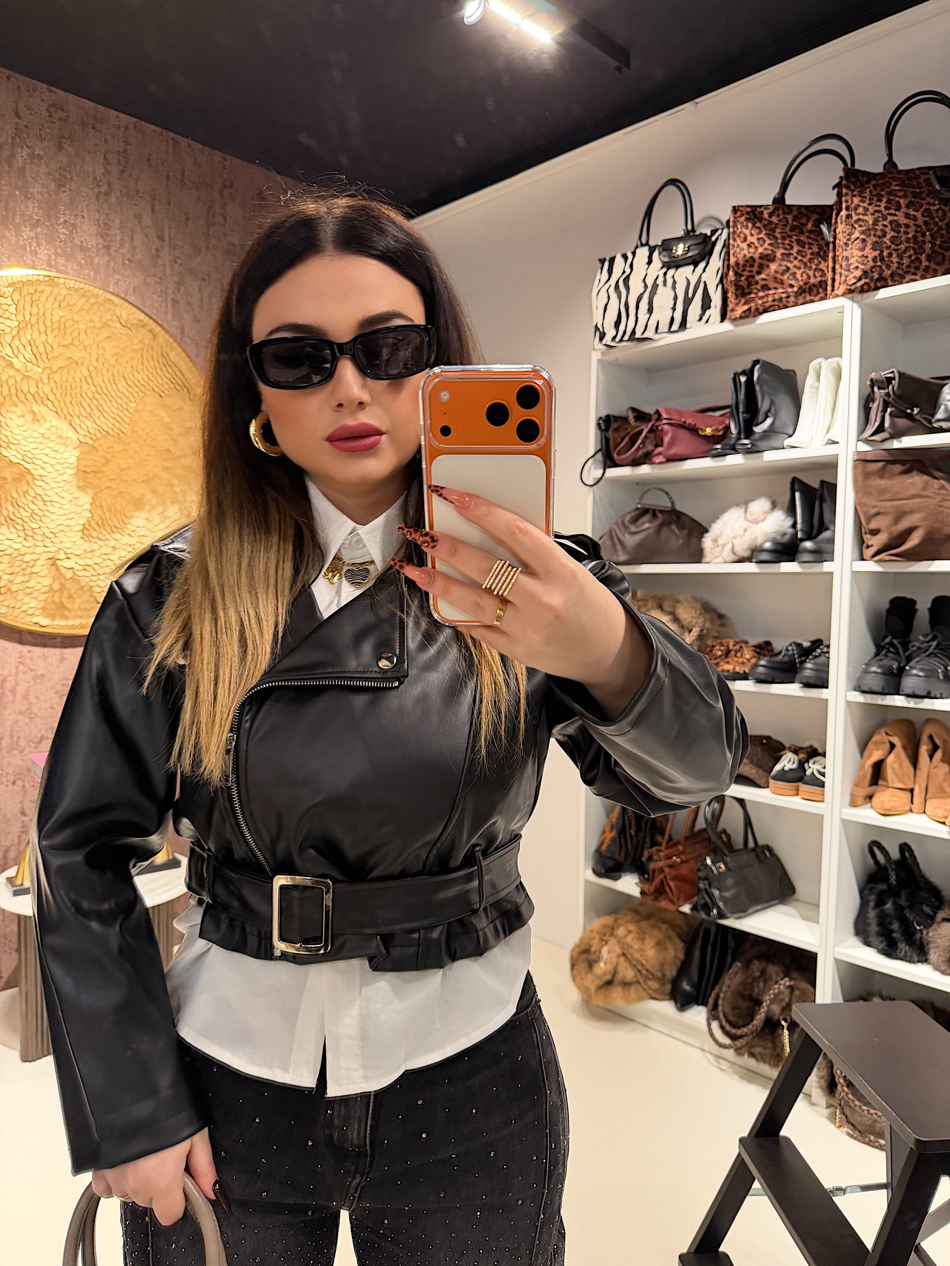 Giacca eco-pelle - R.a. Boutique