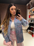 Camicia Denim Rose Lace - R.a. Boutique