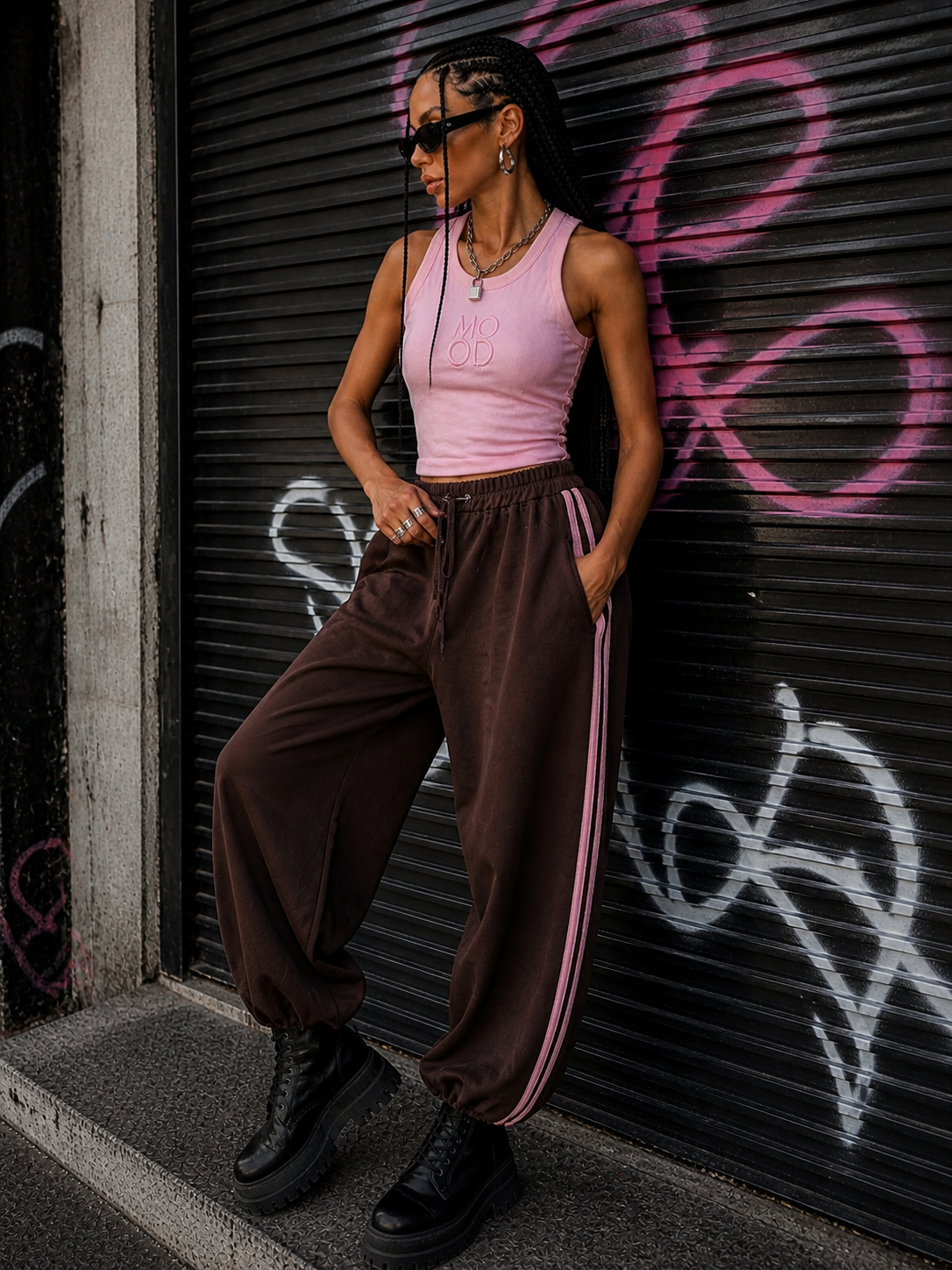 Canotta Mood Basic Rosa - R.a. Boutique