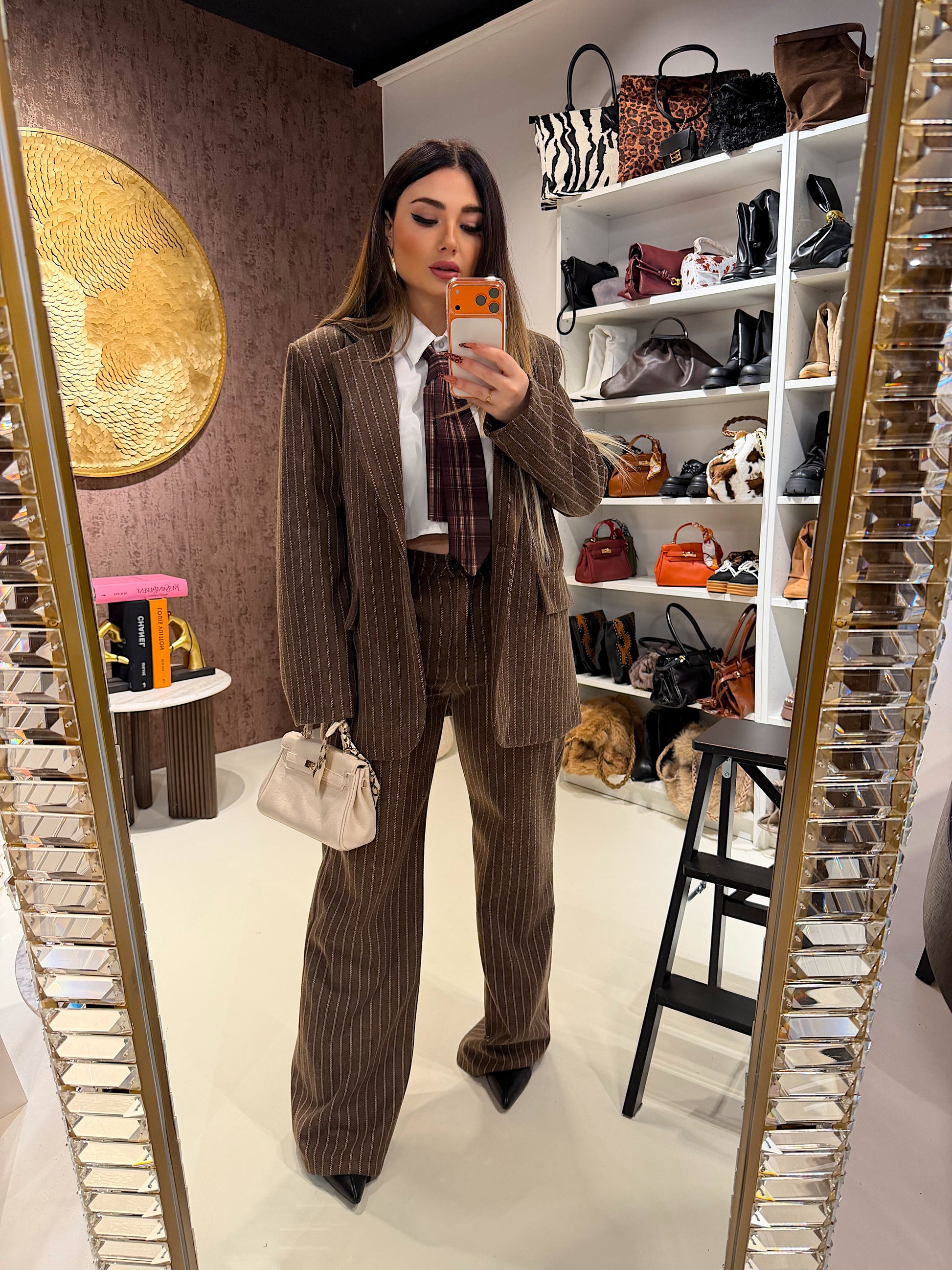 Completo due pezzi a righe - R.a. Boutique