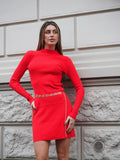 Abito in maglia rosso - R.a. Boutique 