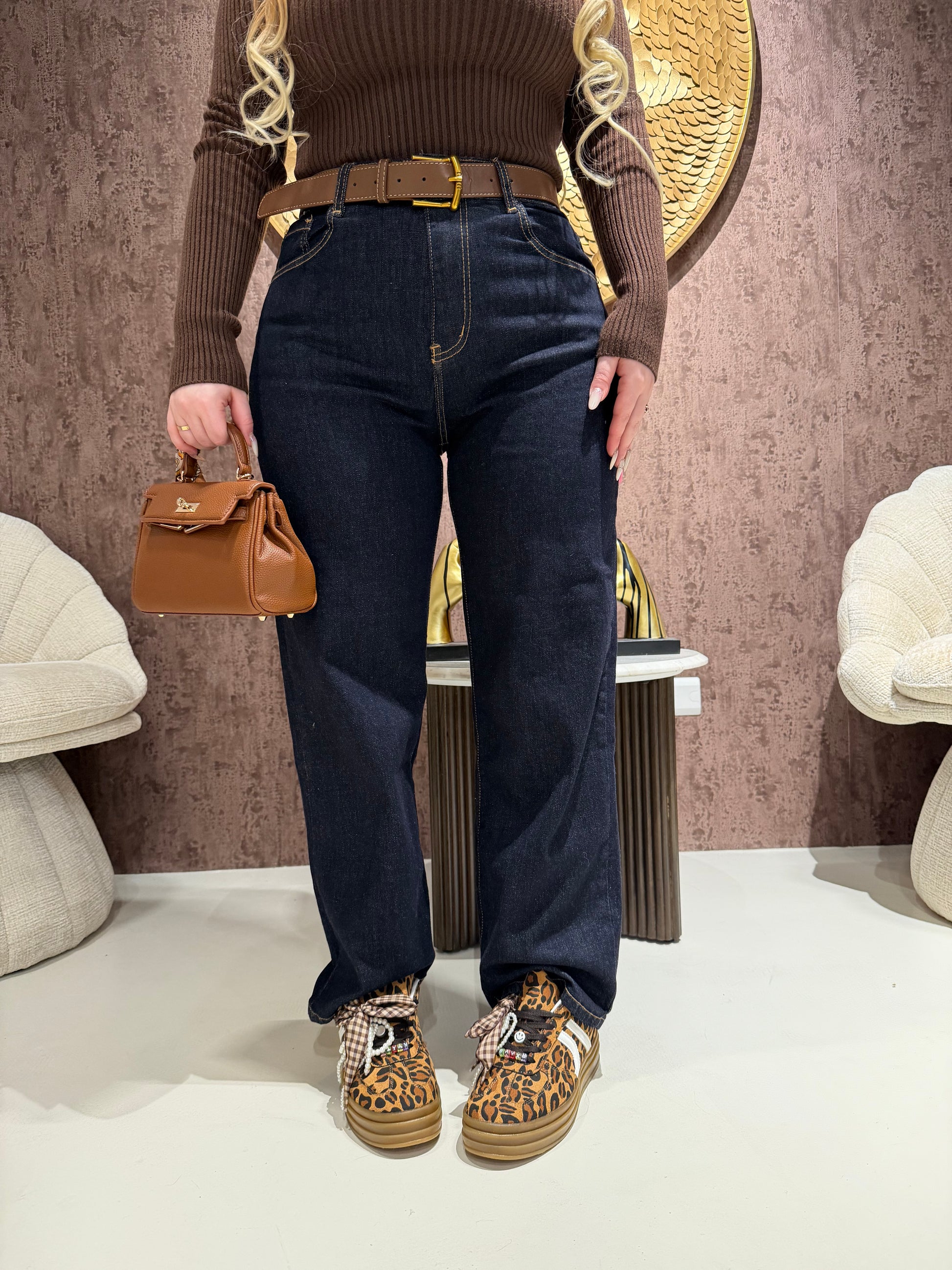Jeans con cintura - R.a. Boutique