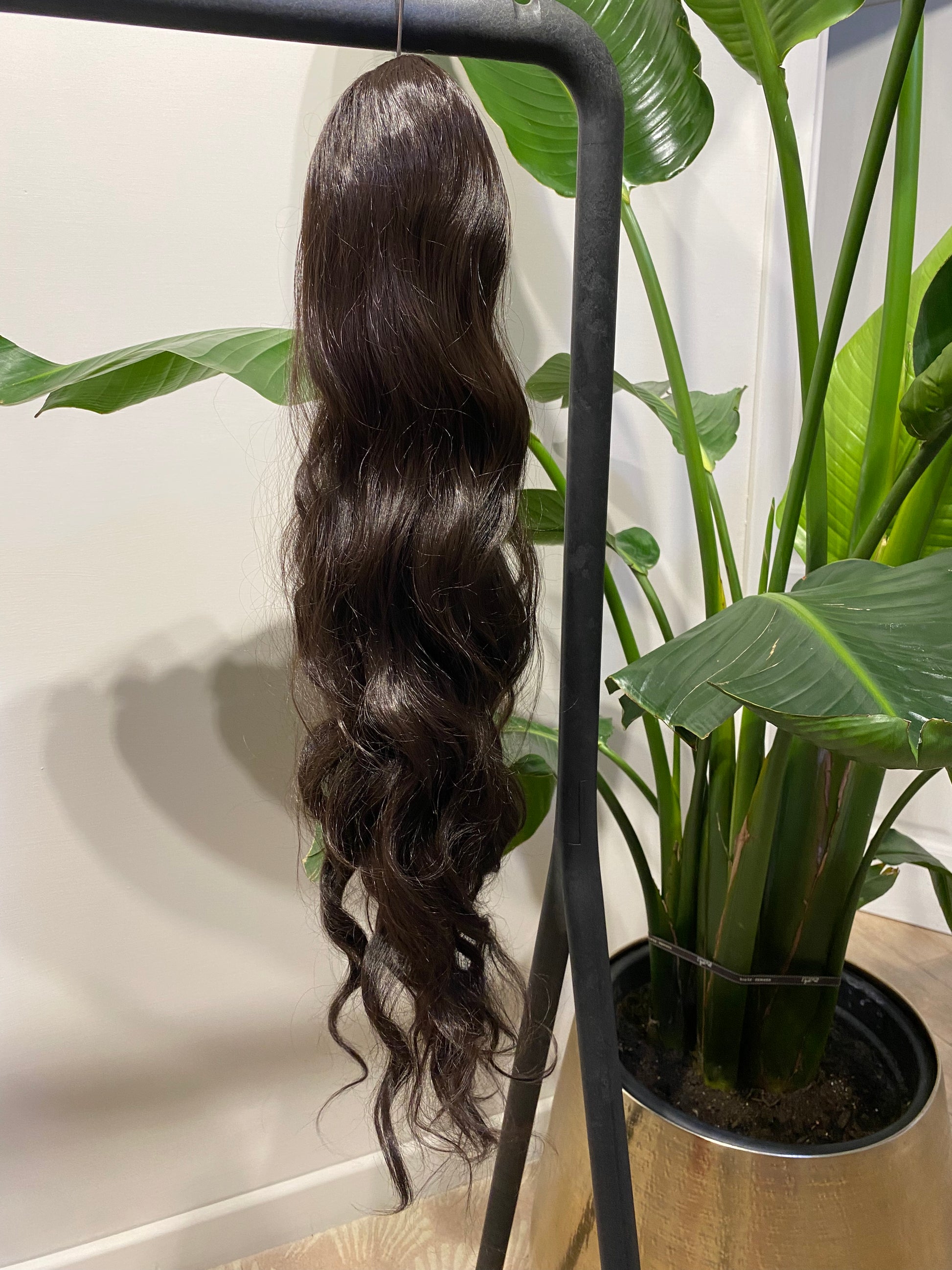 Coda mossa con Coulisse Castano Scuro MQ - R.a. Boutique 