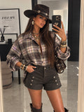 Camicia Tartan Choco Pink - R.a. Boutique