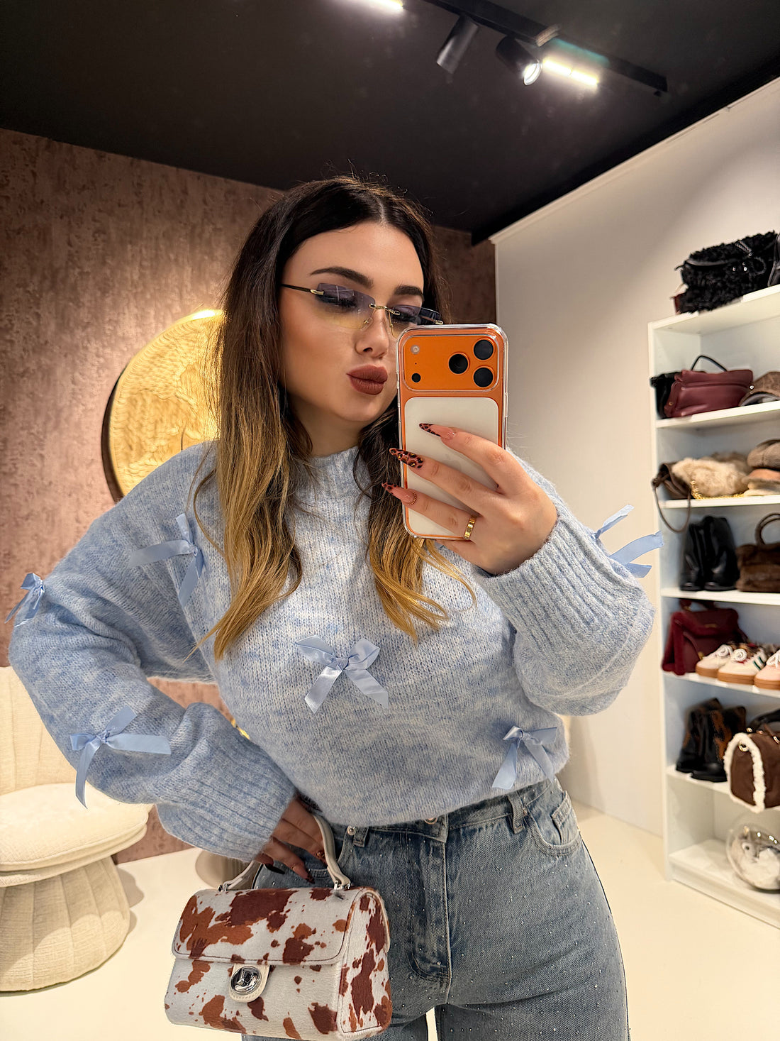 Maglioncino con fiocchi - R.a. Boutique