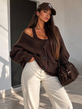 Cardigan in maglia con polsino - R.a. Boutique