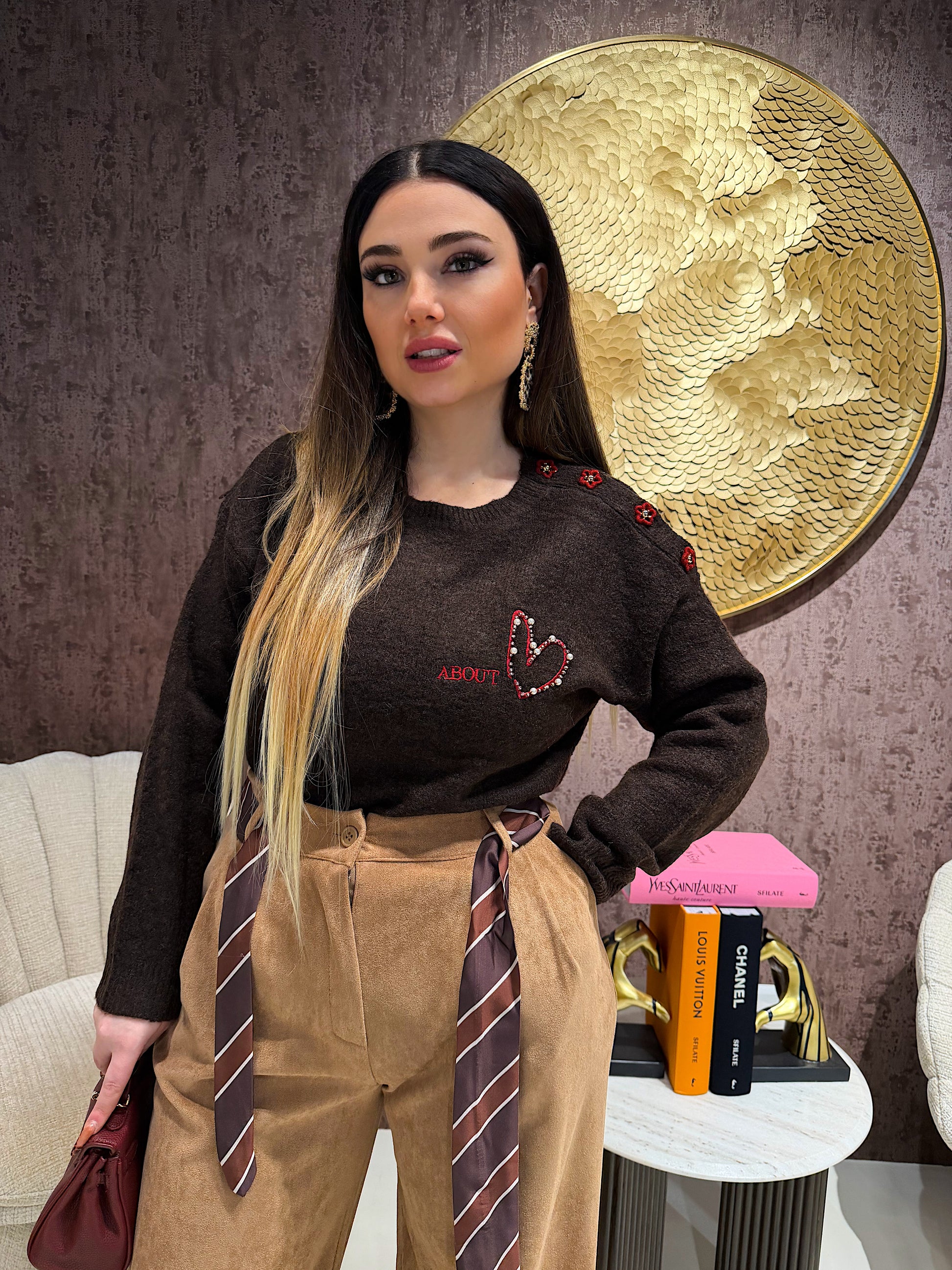 Maglioncino About con cuore - R.a. Boutique