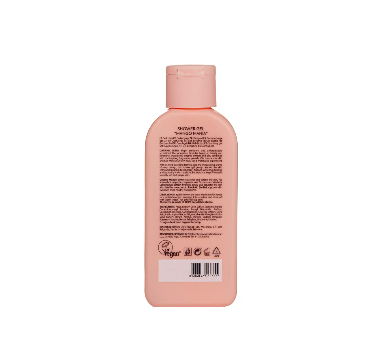 Shower Gel- Organic Mimi - R.a. Boutique