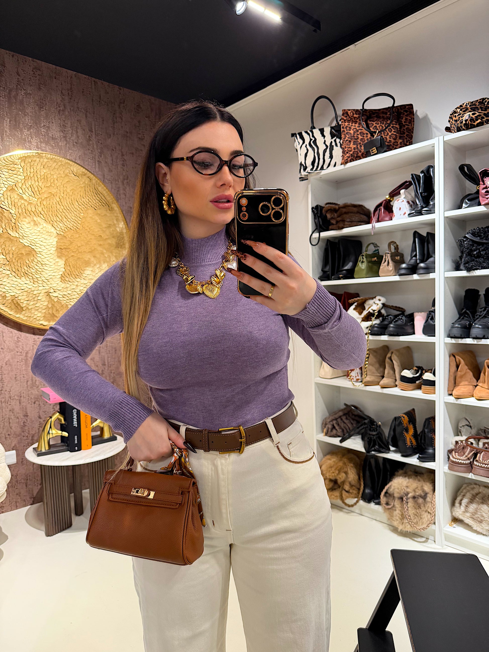 Maglioncino essential girocollo - R.a. Boutique