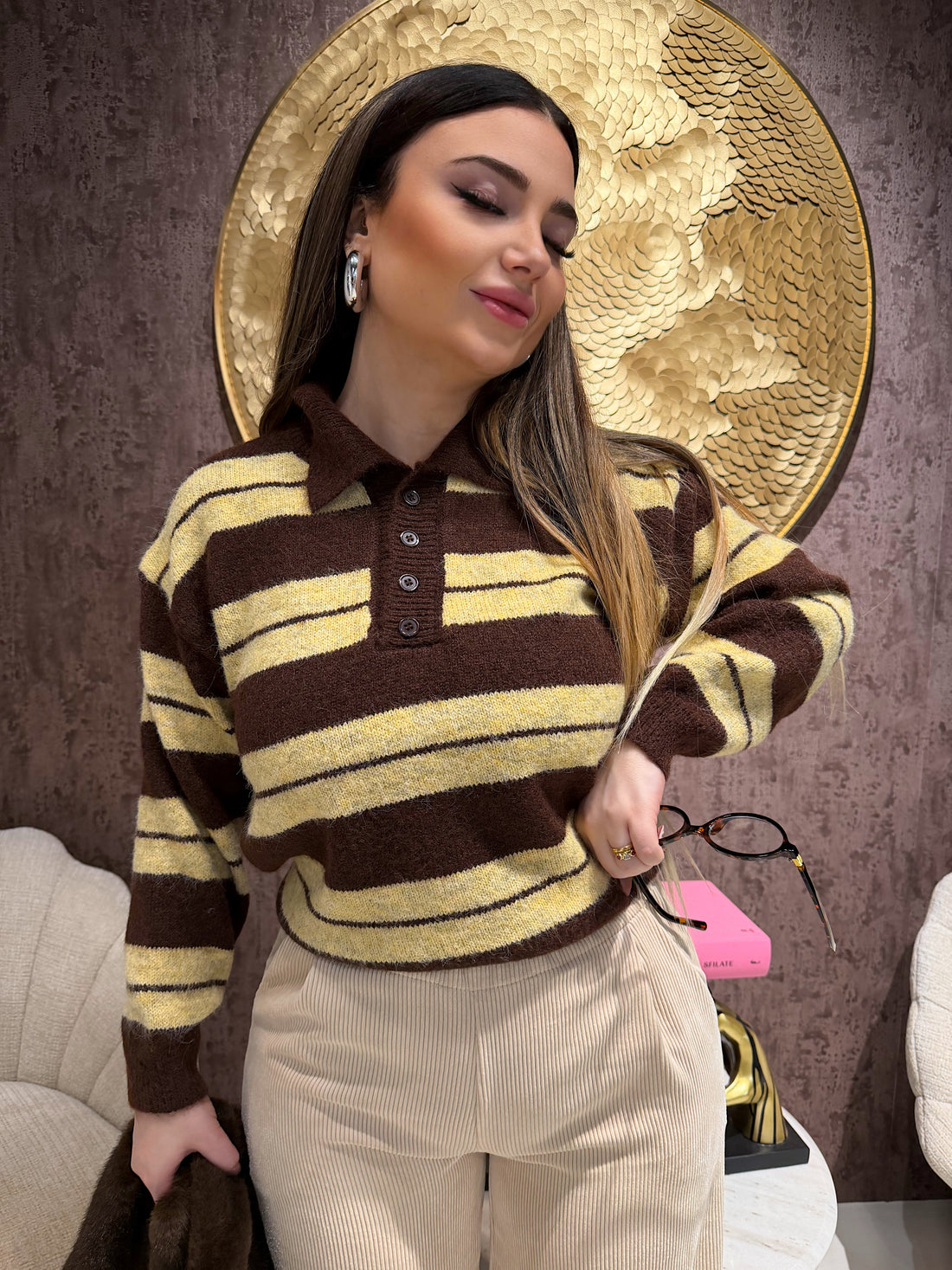 Maglioncino Caramel light