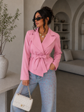 Giacca basic incrocio e fiocco - R.a. Boutique