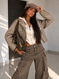 Giubbotto Urban Layer dettaglio felpa - R.a. Boutique