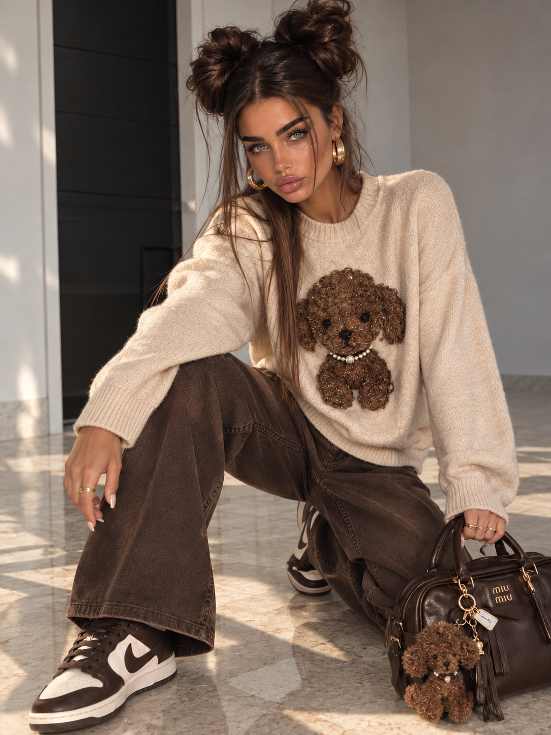 Maglioncino con Cagnolino 3D - R.a. Boutique