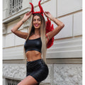 Cerchietto con corna rosse  ( Diavolo Halloween) - R.a. Boutique 