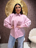 Camicia satin spalline imbottite - R.a. Boutique