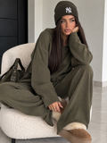 Completo Soft Winter con cappuccio – Verde Militare - R.a. Boutique