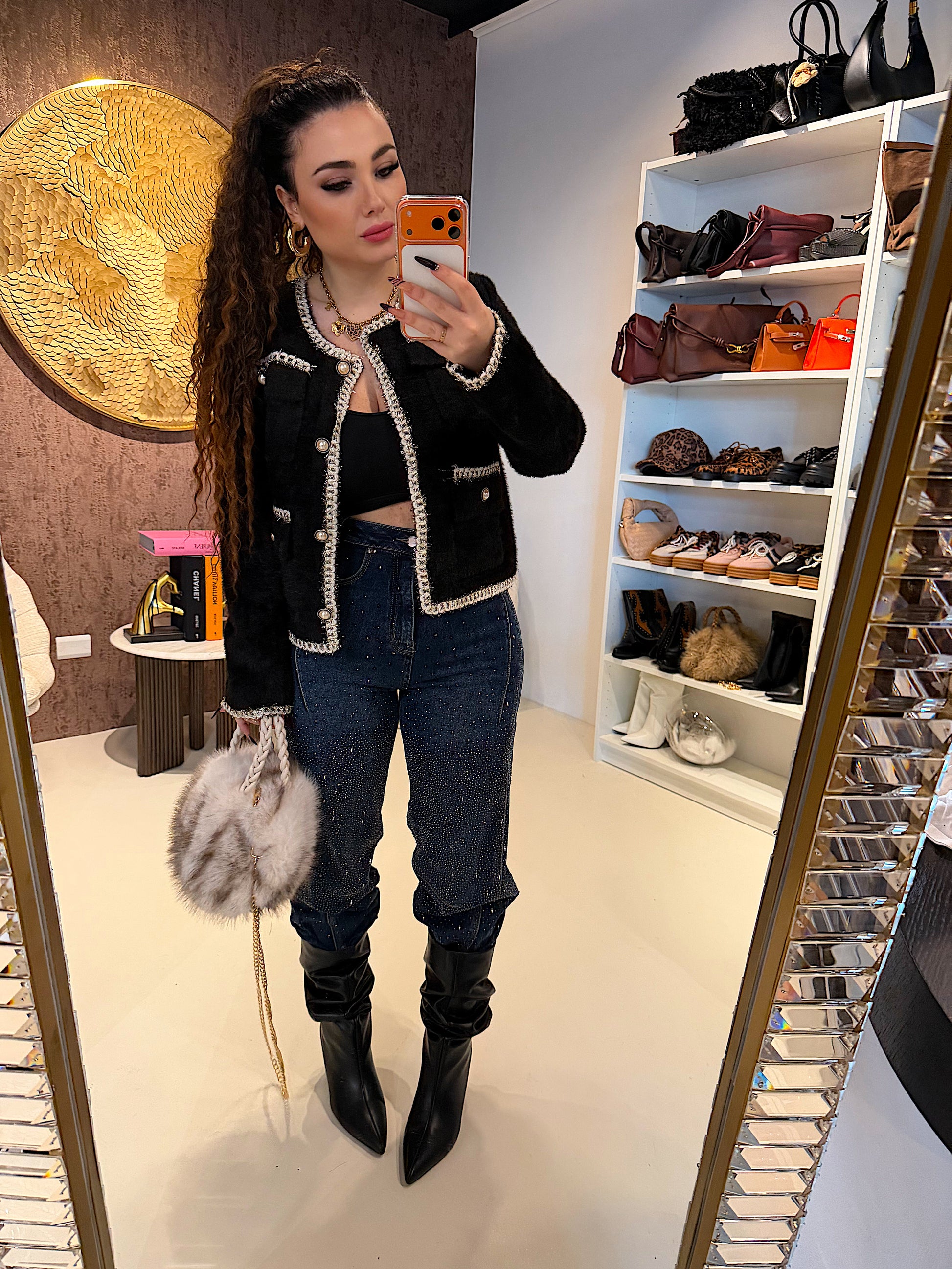 Cardigan con bottoni - R.a. Boutique