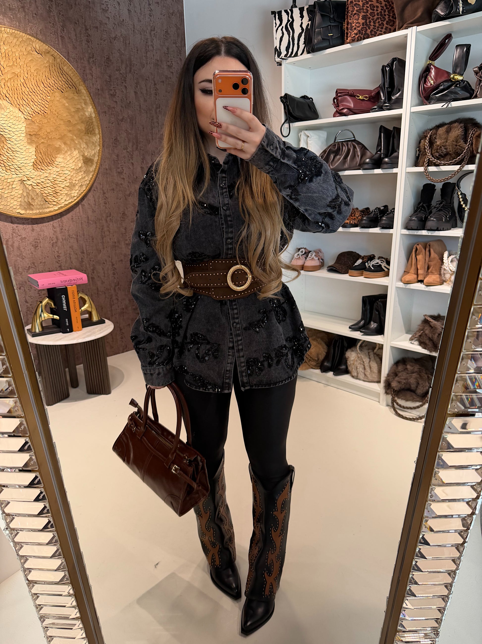 Giacca Denim Sparkle - R.a. Boutique