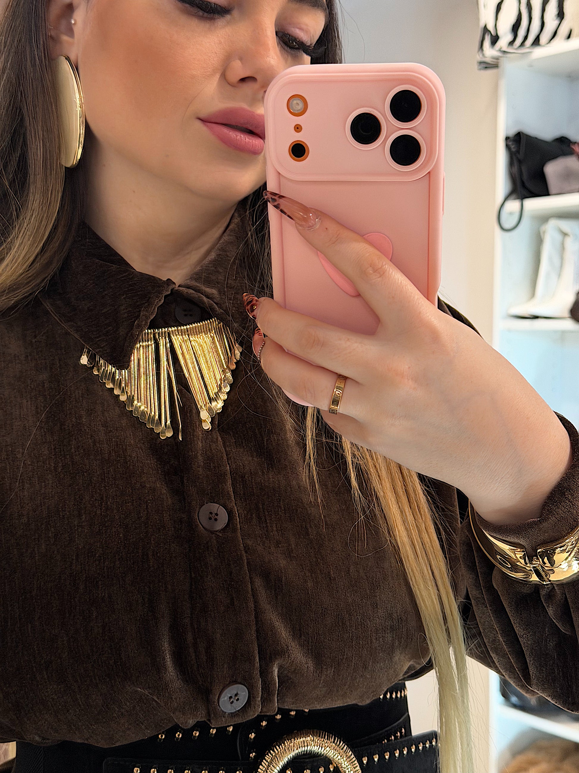 Completo in ciniglia camicia e pantalone - R.a. Boutique