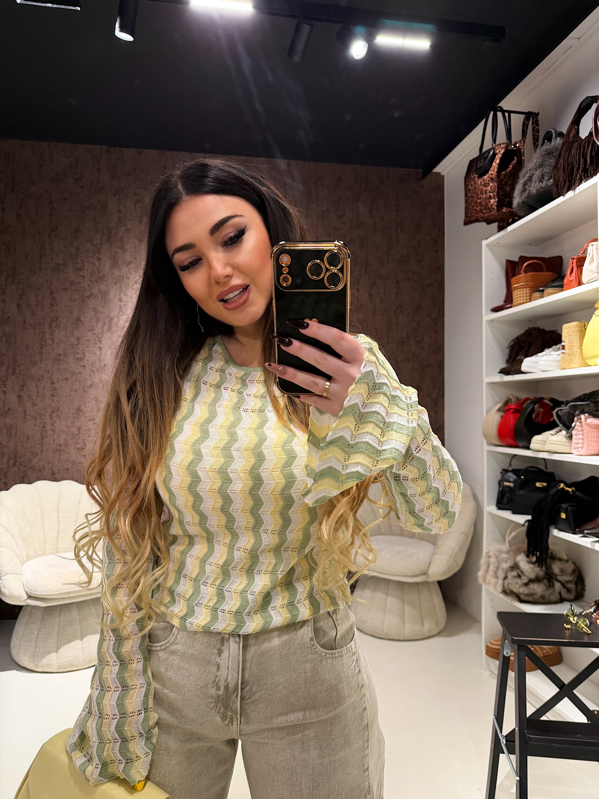 Maglia Wave Chic - R.a. Boutique