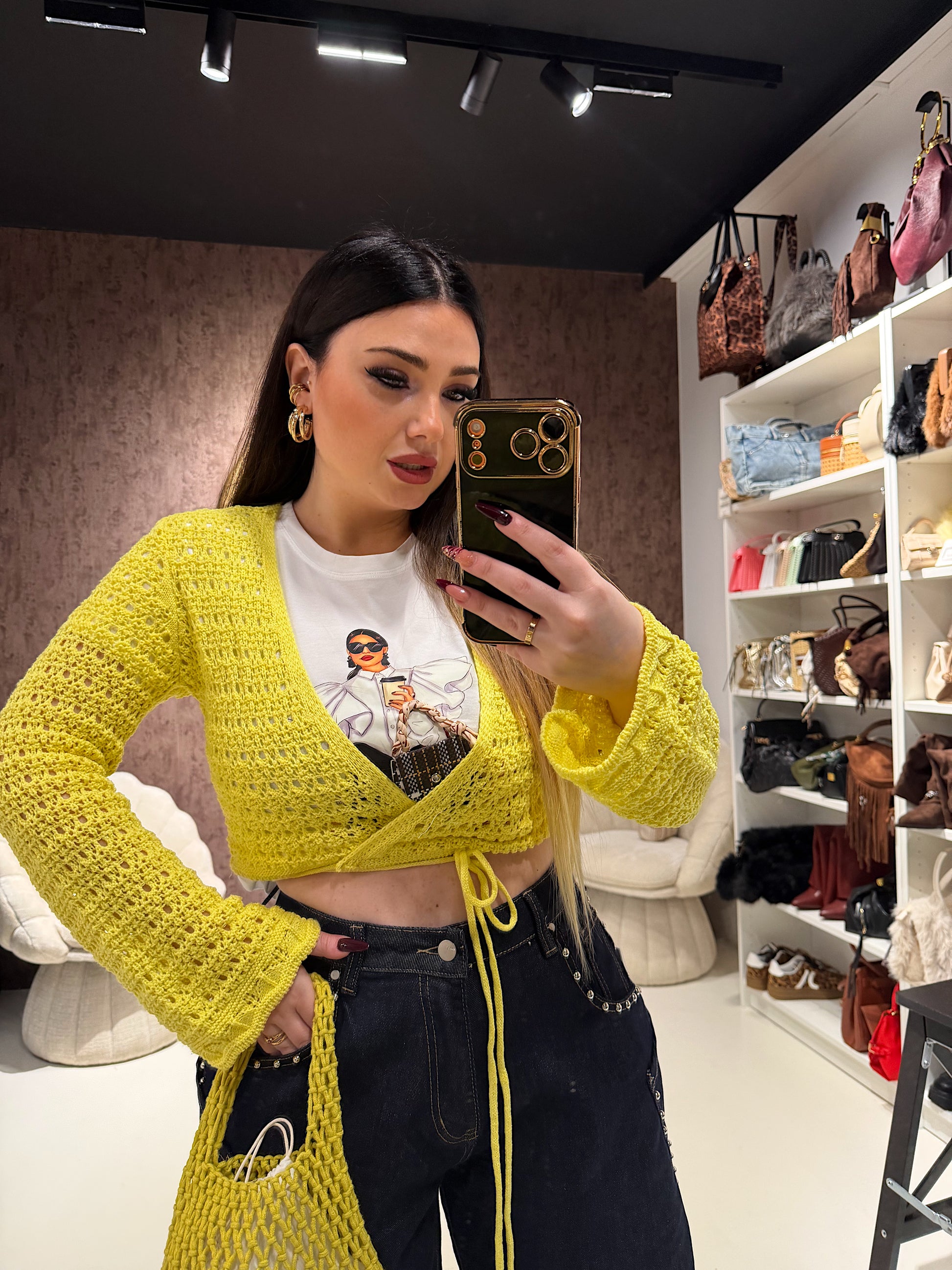 Cardigan Crochet Spring Glow - R.a. Boutique