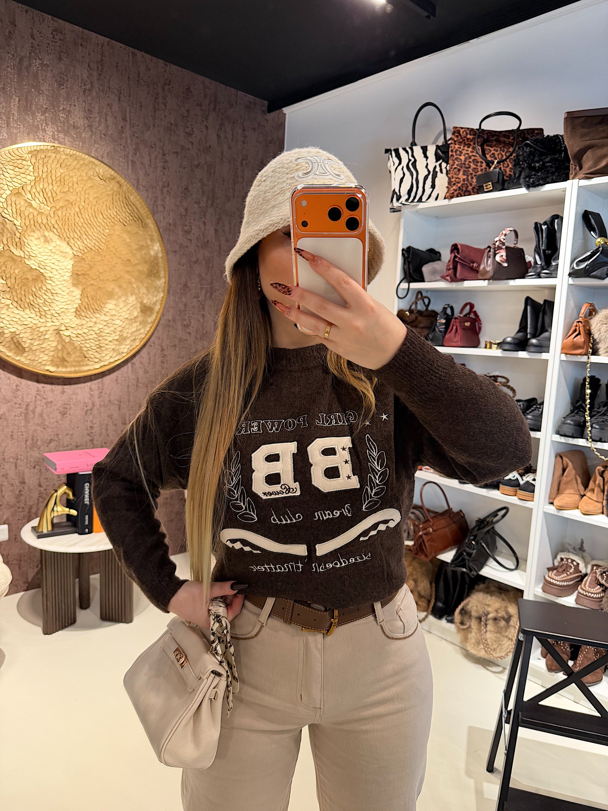 Maglioncino girl Power - R.a. Boutique