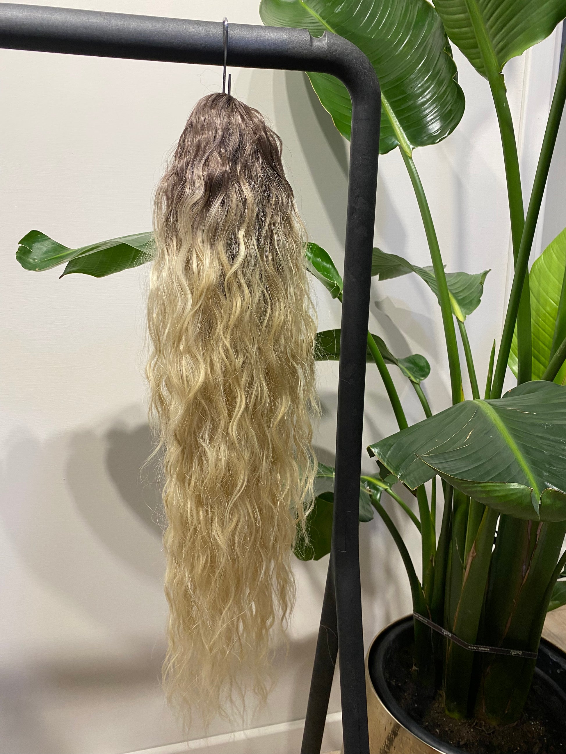 Coda riccia degrade platino  MQ - R.a. Boutique 