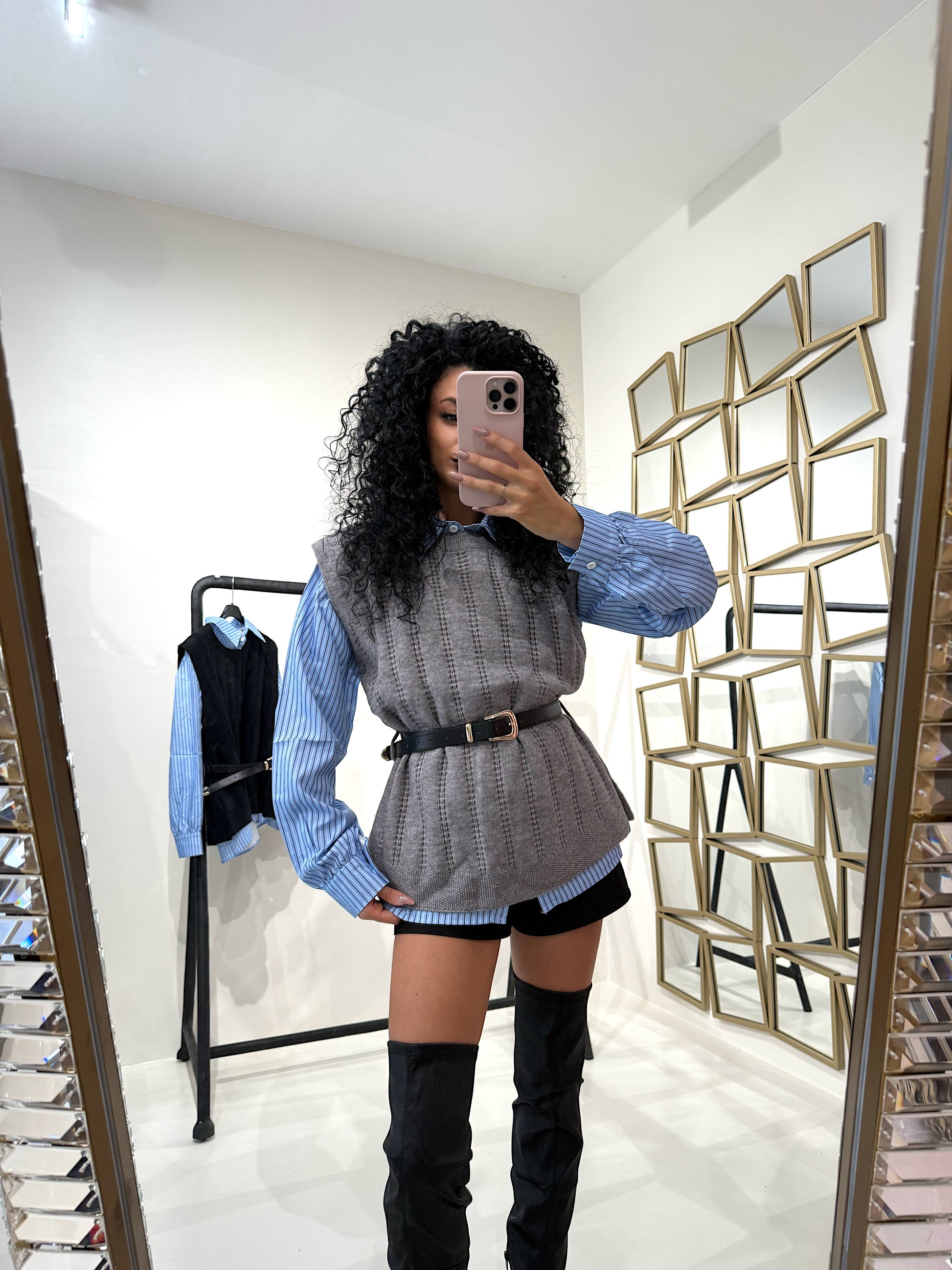 Camicia con pull-over - R.a. Boutique