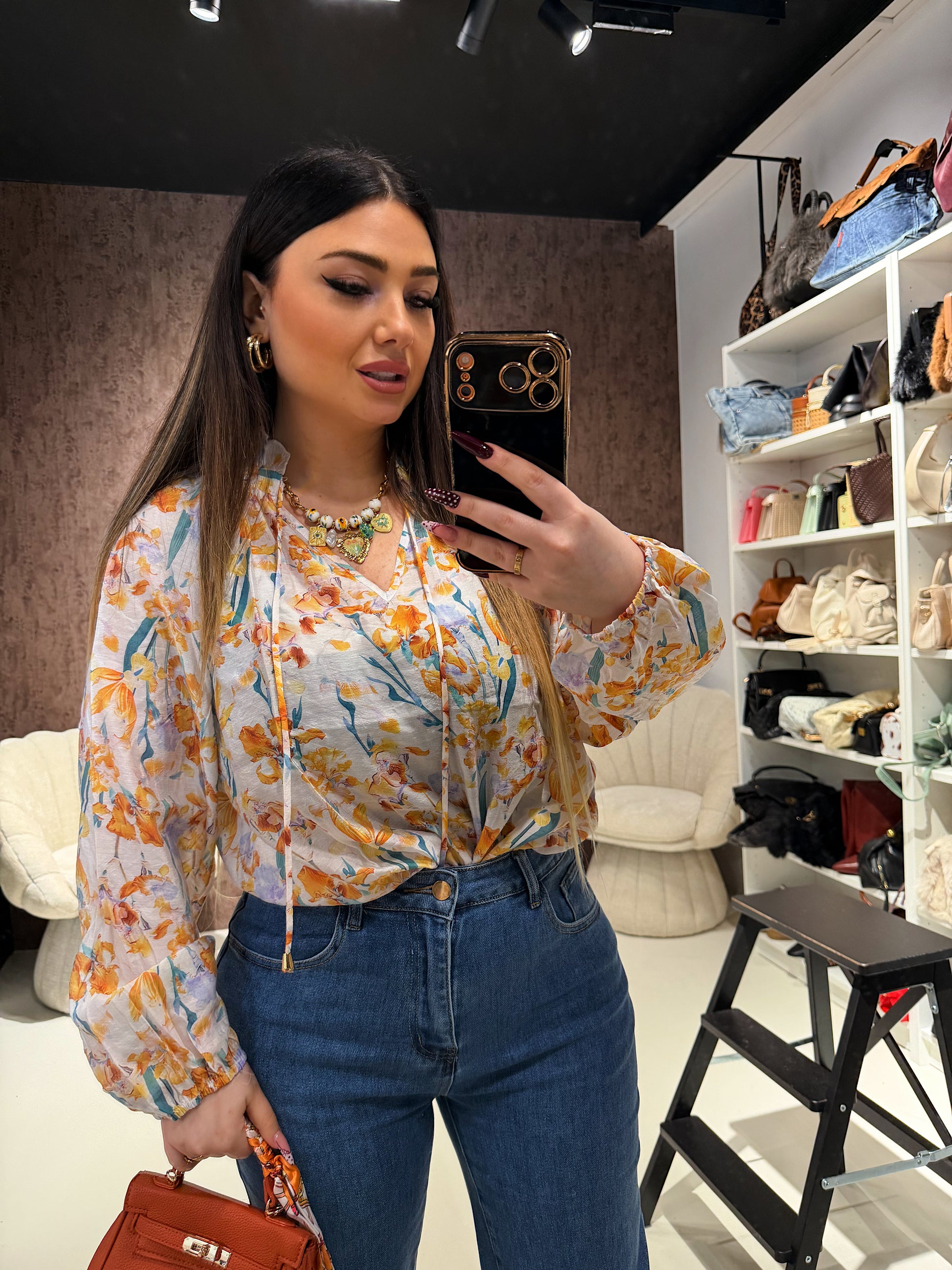 Camicia floreale vari colori - R.a. Boutique