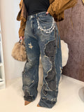 Jeans Ballon con Catenina - R.a. Boutique