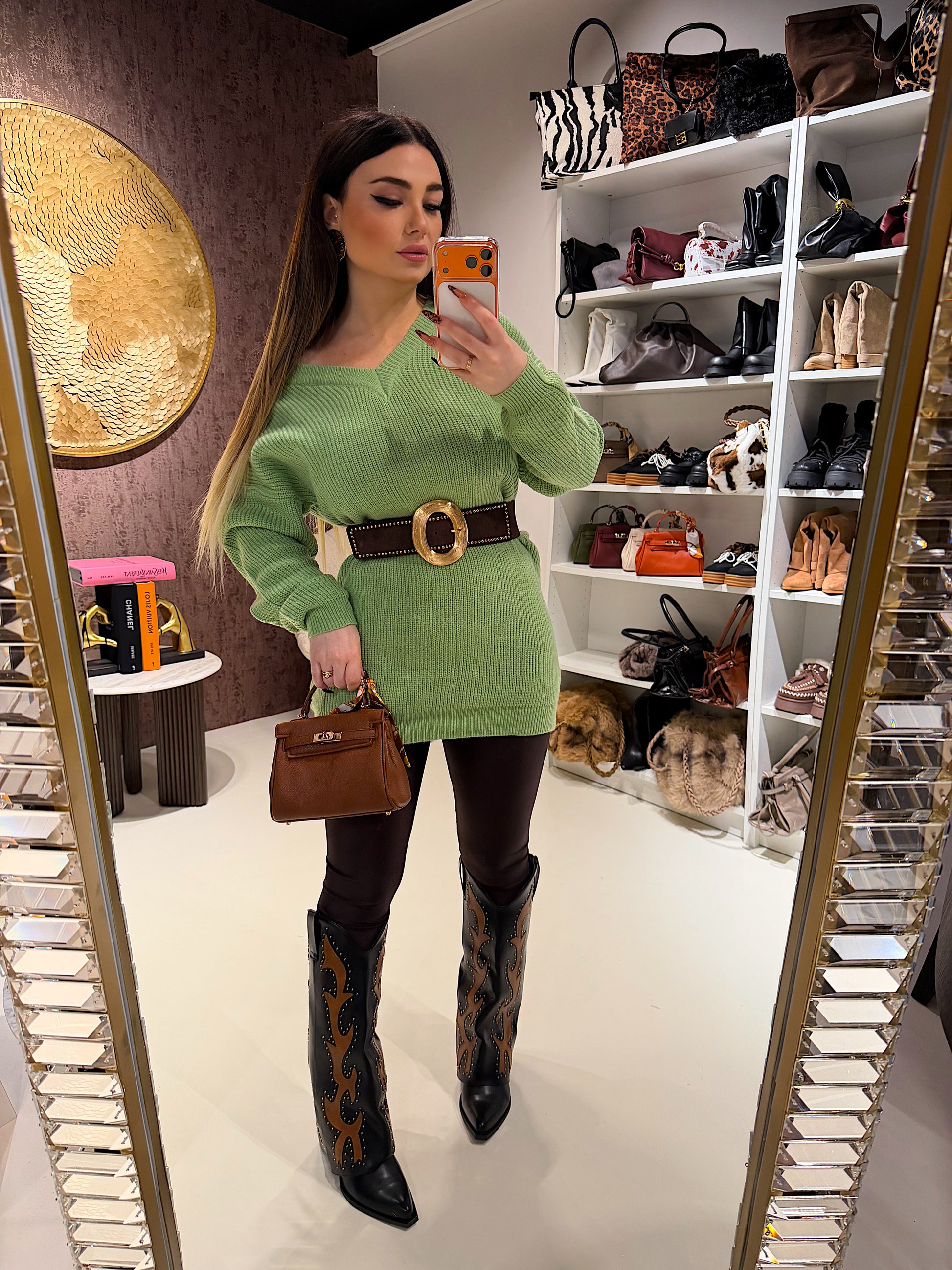 Maglione o mini dress menta - R.a. Boutique