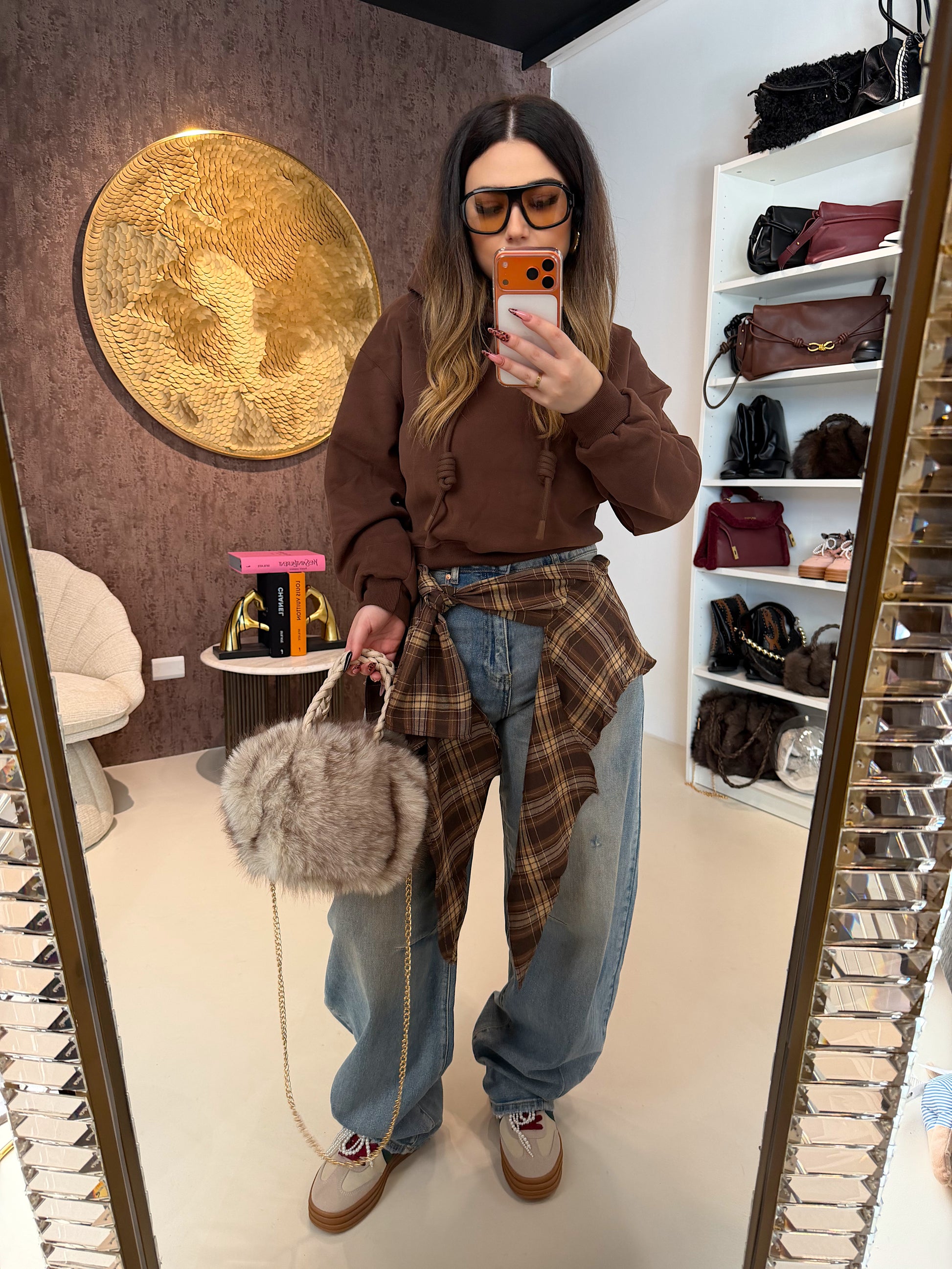 Jeans con cintura a bandana - R.a. Boutique