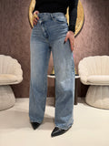 Jeans a Vita Asimmetrica Twist Up - R.a. Boutique